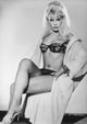 Elke Sommer - White Robe and Black Lingerie Photo Print