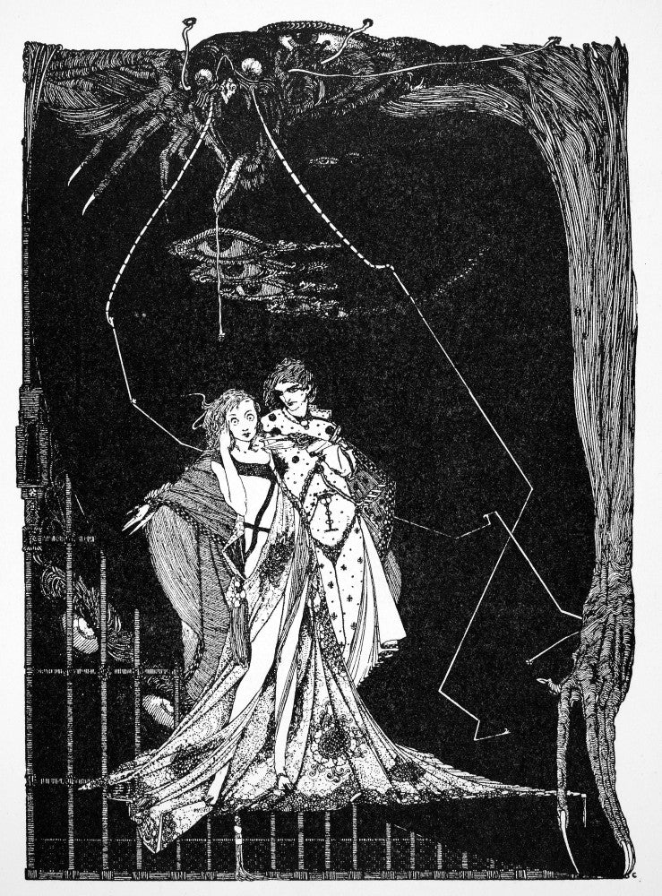 Goethe's Faust Dungeon Scene Fine Art Print by Harry Clarke