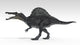 Spinosaurus Dinosaur Fine Art Print on White Background