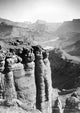 Grand Canyon Fine Art Print - Man and Donkey on Tanner Ledge by Kolb Brothers