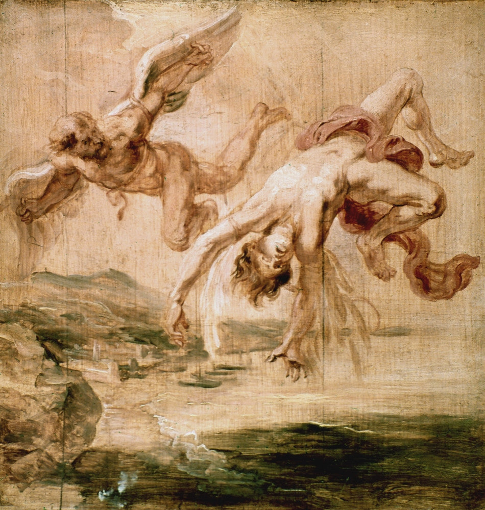 The Fall of Icarus Fine Art Print by Peter Paul Rubens