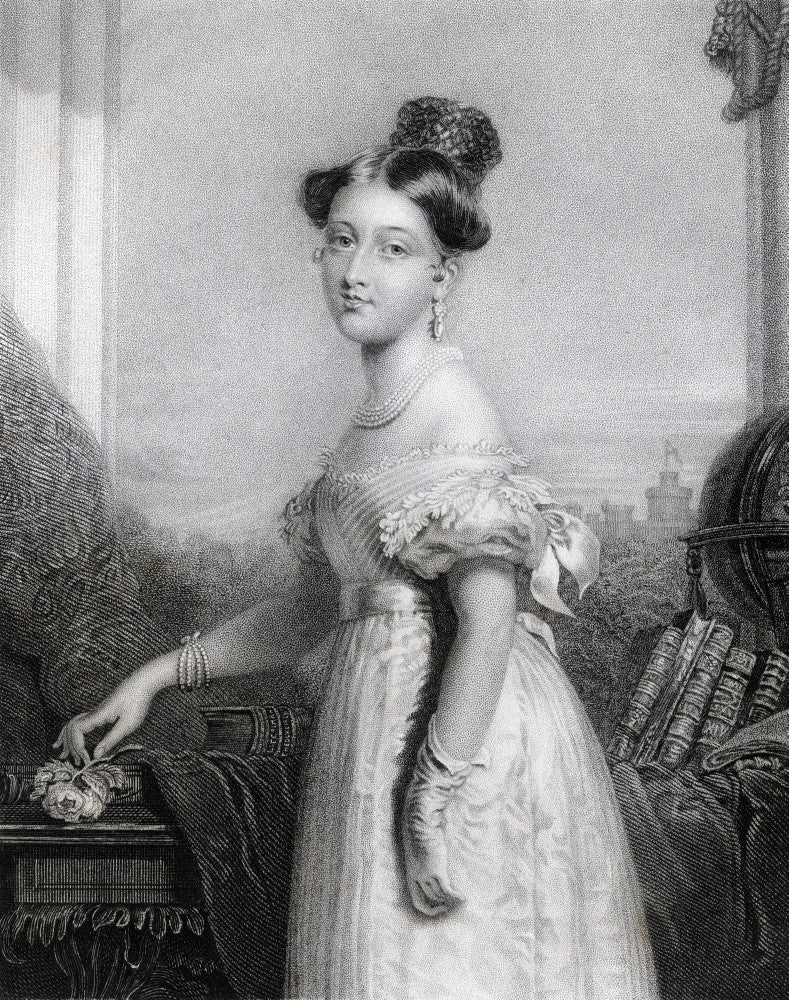 Princess Alexandrina Victoria of Saxe-Coburg Fine Art Print - Engraved by J. Cochran
