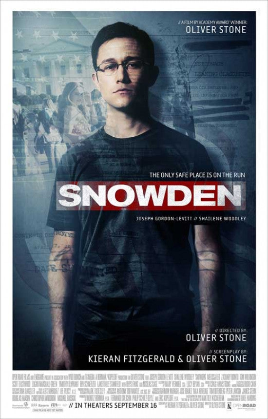 Snowden Movie Poster - 11x17 Print