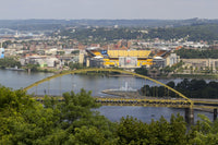 Fort Pitt Bridge Poster Print by Susan Pease - Pittsburgh Art