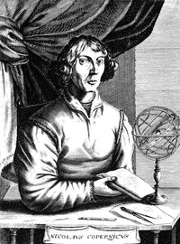 Nicolaus Copernicus Line Engraving Fine Art Print by Granger Collection