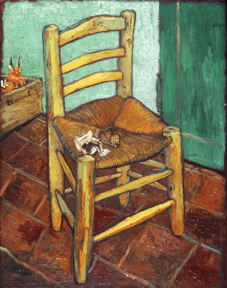 Van Gogh Chair and Pipe Fine Art Print - 1888-89