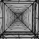USA, Oregon Electricity Pylon at Bonneville Dam Fine Art Print