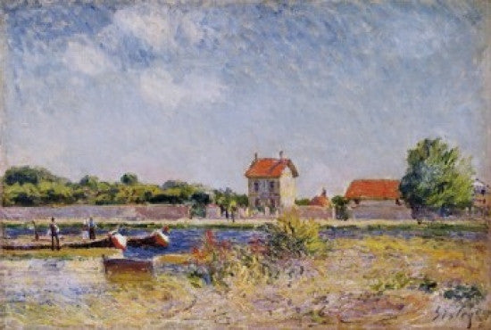 Saint-Mammes Fine Art Print by Alfred Sisley
