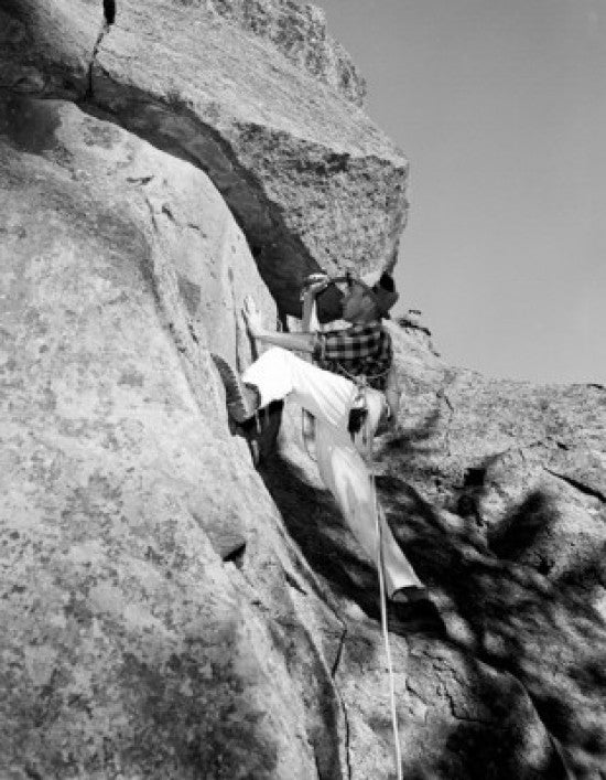 Man Rock Climbing Fine Art Print - Adventure Inspired Wall Art