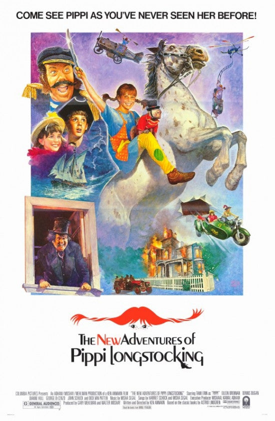 The New Adventures of Pippi Longstocking Movie Poster 11x17