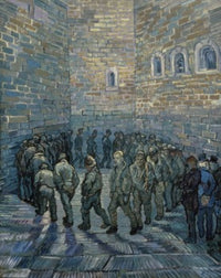 Prisoners Exercising Fine Art Print (after Dore) by Vincent van Gogh