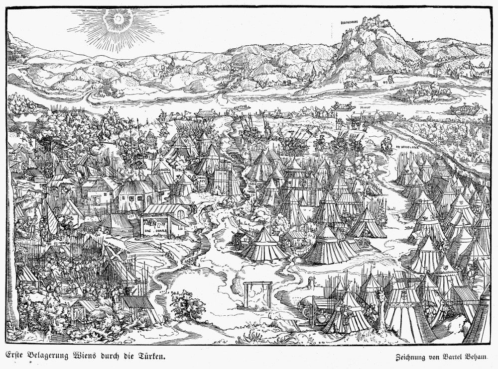 Siege of Vienna 1529 Fine Art Print by Barthel Beham