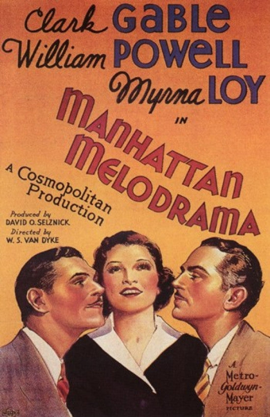 Manhattan Melodrama Movie Poster - 11 x 17 Print