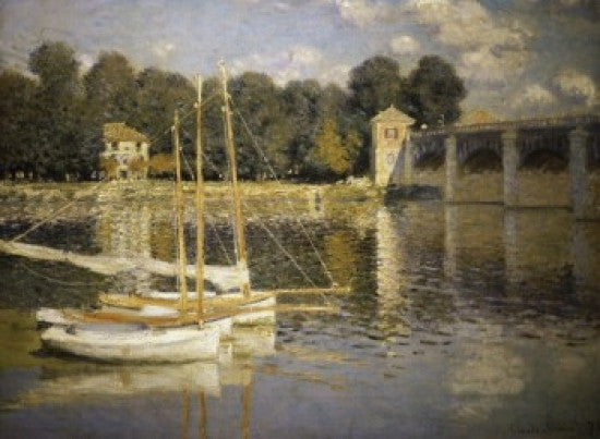 The Port of Argenteuil Fine Art Print by Claude Monet