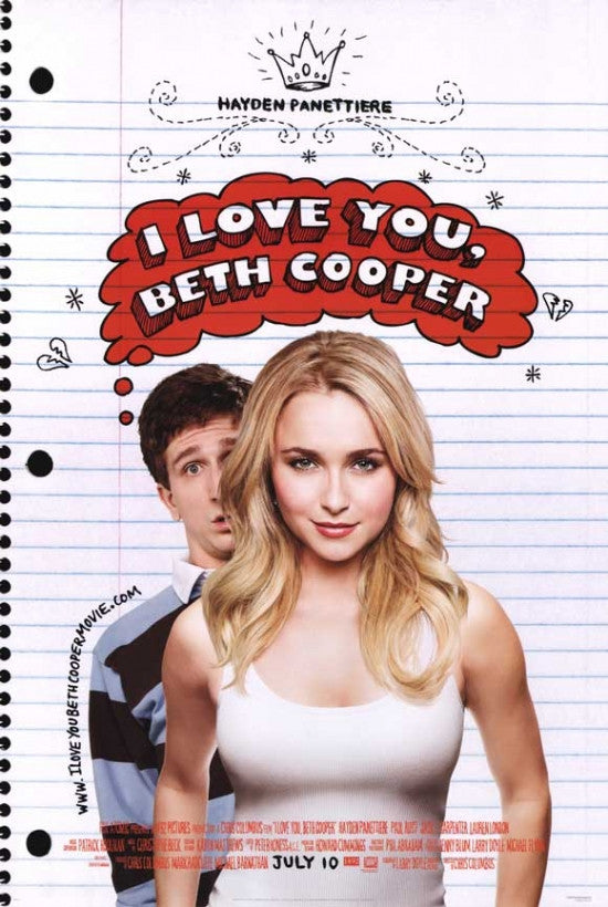I Love You, Beth Cooper Movie Poster Print (27 x 40)