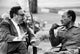 Kissinger and Sadat 1975 Photograph Print by Granger Collection