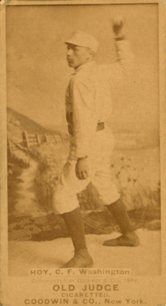 William Ellsworth Hoy 'Dummy' Baseball Player Cigarette Card Print