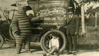 Vintage Italian Candy Delivery Van Print Featuring Bibendum