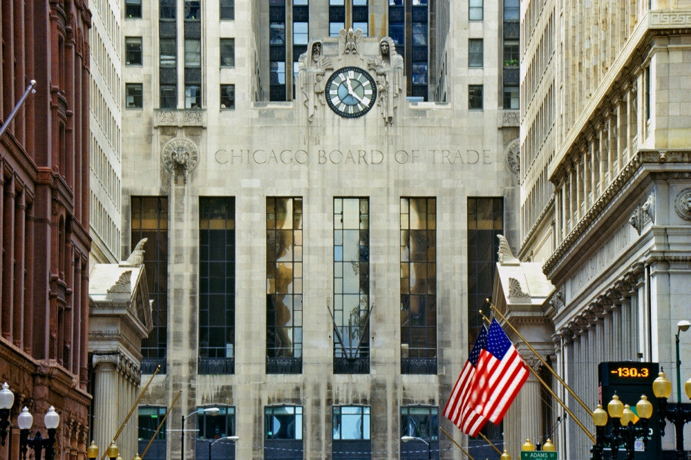 The Chicago Board of Trade Fine Art Print by Panoramic Images