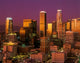 Downtown Los Angeles Sunset Fine Art Print by Panoramic Images