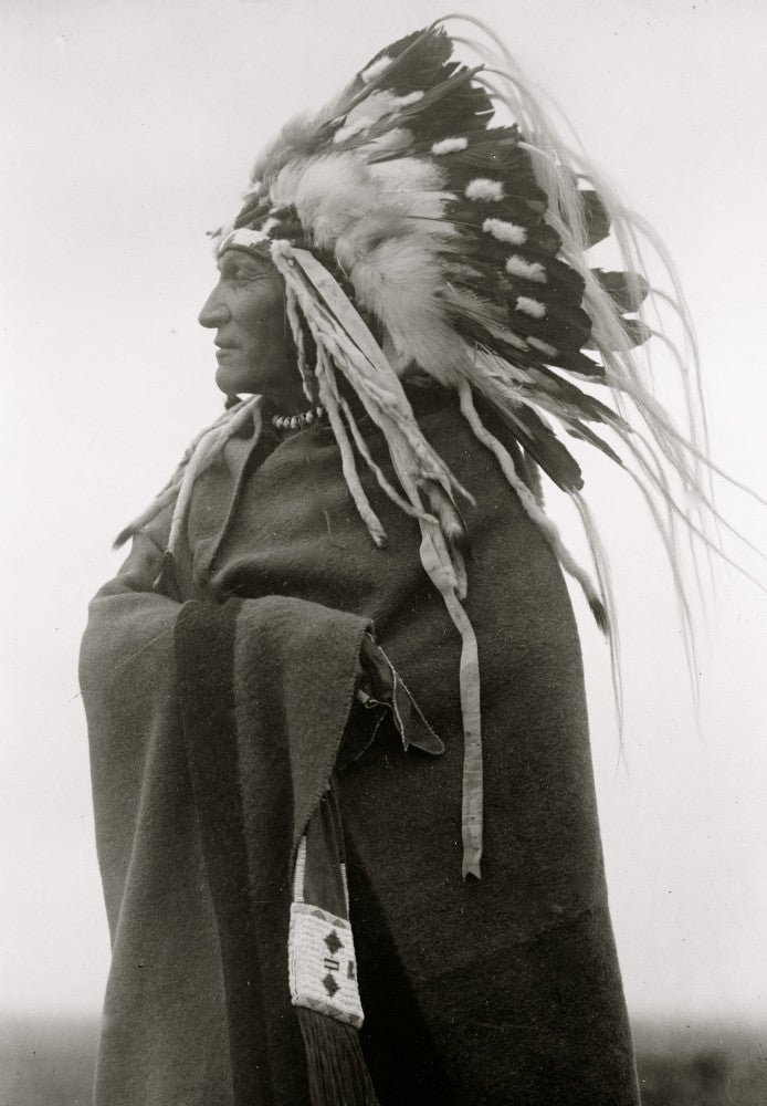 Lazy Boy Indian Chief Fine Art Print - Multiple Sizes Available