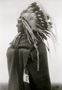 Lazy Boy Indian Chief Fine Art Print - Multiple Sizes Available