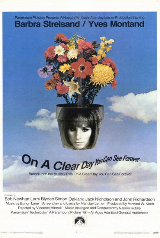On a Clear Day You Can See Forever Movie Poster Print 27x40