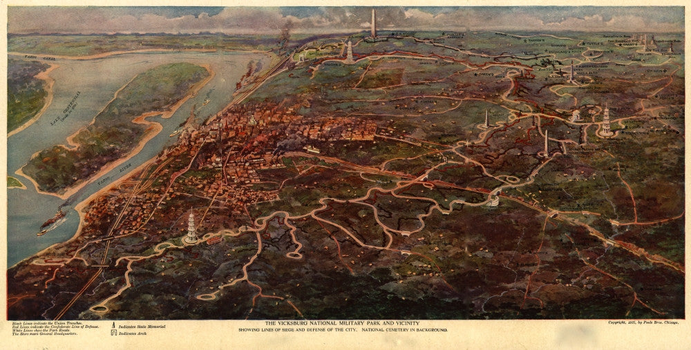 Vicksburg National Park & Battlefield Fine Art Print
