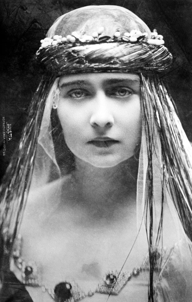 Czechoslovakia Queen Portrait Photograph Print - 1920 Style