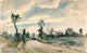 Louveciennes Fine Art Print by Camille Pissarro - 1871