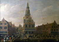 Holland Cheese Market 18th Century Fine Art Print | Posterazzi