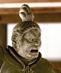 Japan Warrior Demigod Statue Fine Art Print - 8th Century