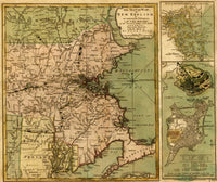 The Seat of War in New England Fine Art Print by Robert Sayer & John Bennett