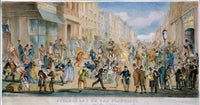 Steamer Day, San Francisco - American Lithograph by L. Nagel