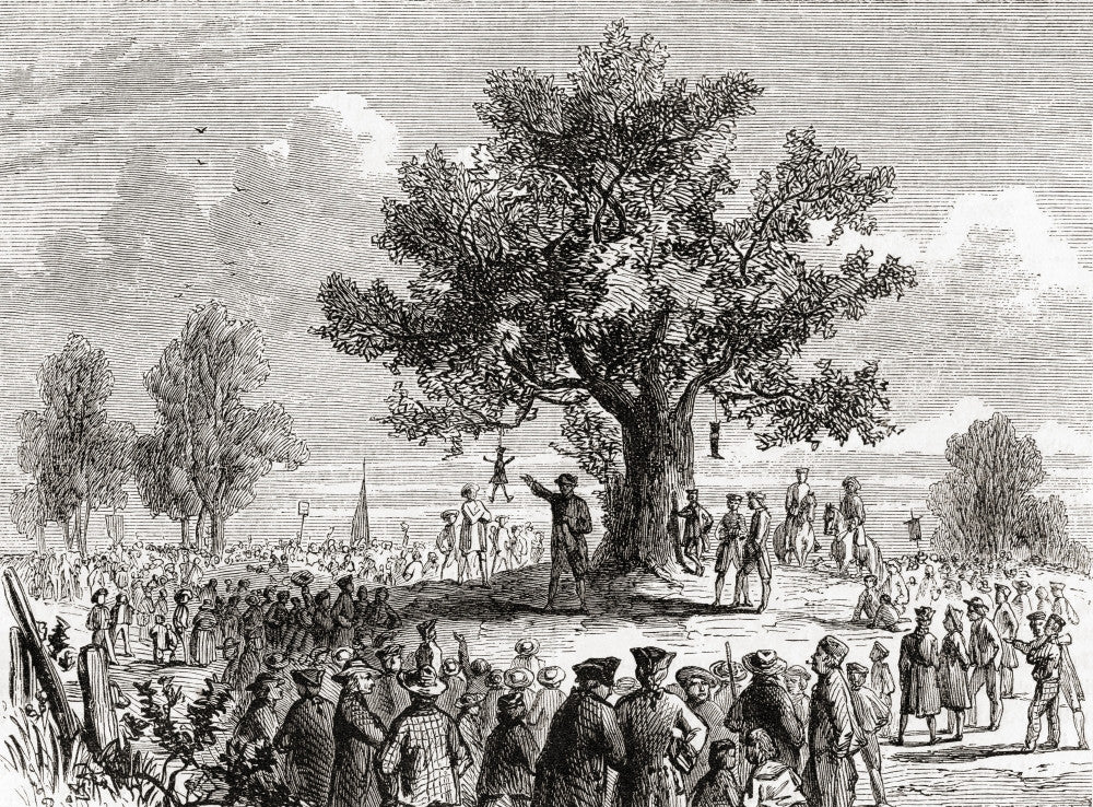 Colonists Under The Liberty Tree - Fine Art Print by Ken Welsh