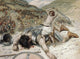 David Cuts Off the Head of Goliath Fine Art Print by James Tissot