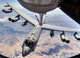 B-52 Stratofortress Refueling in Afghanistan Fine Art Print by Stocktrek Images