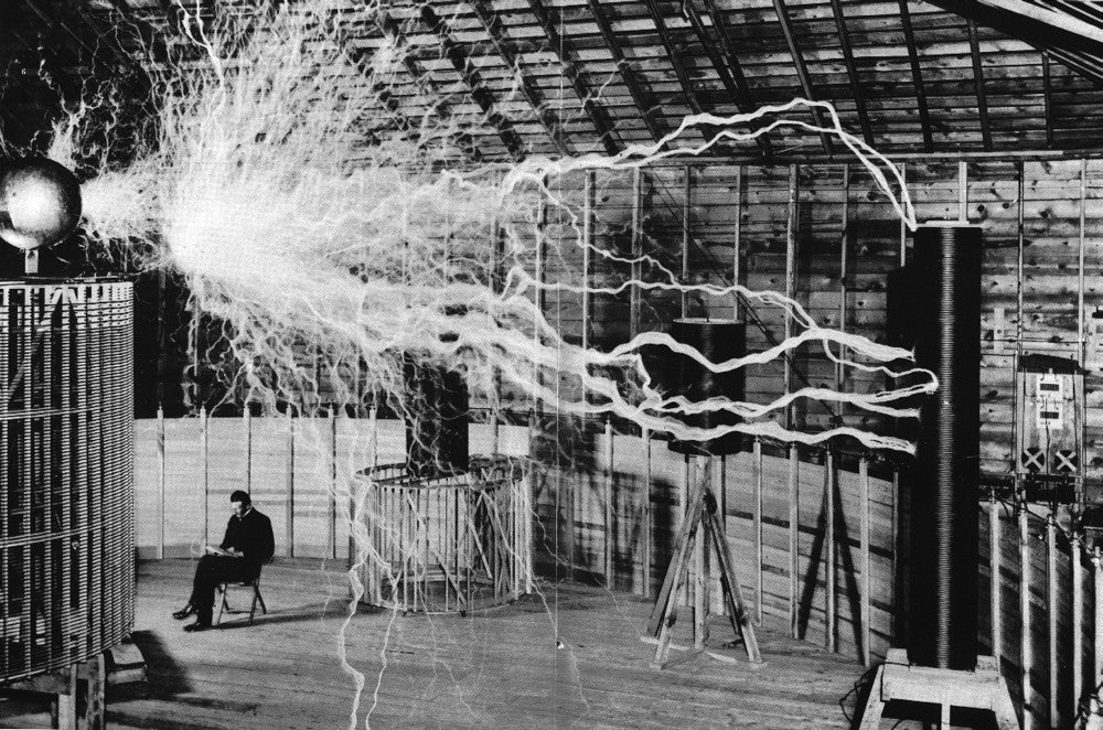 Nikola Tesla Fine Art Print - Serbian-American Inventor