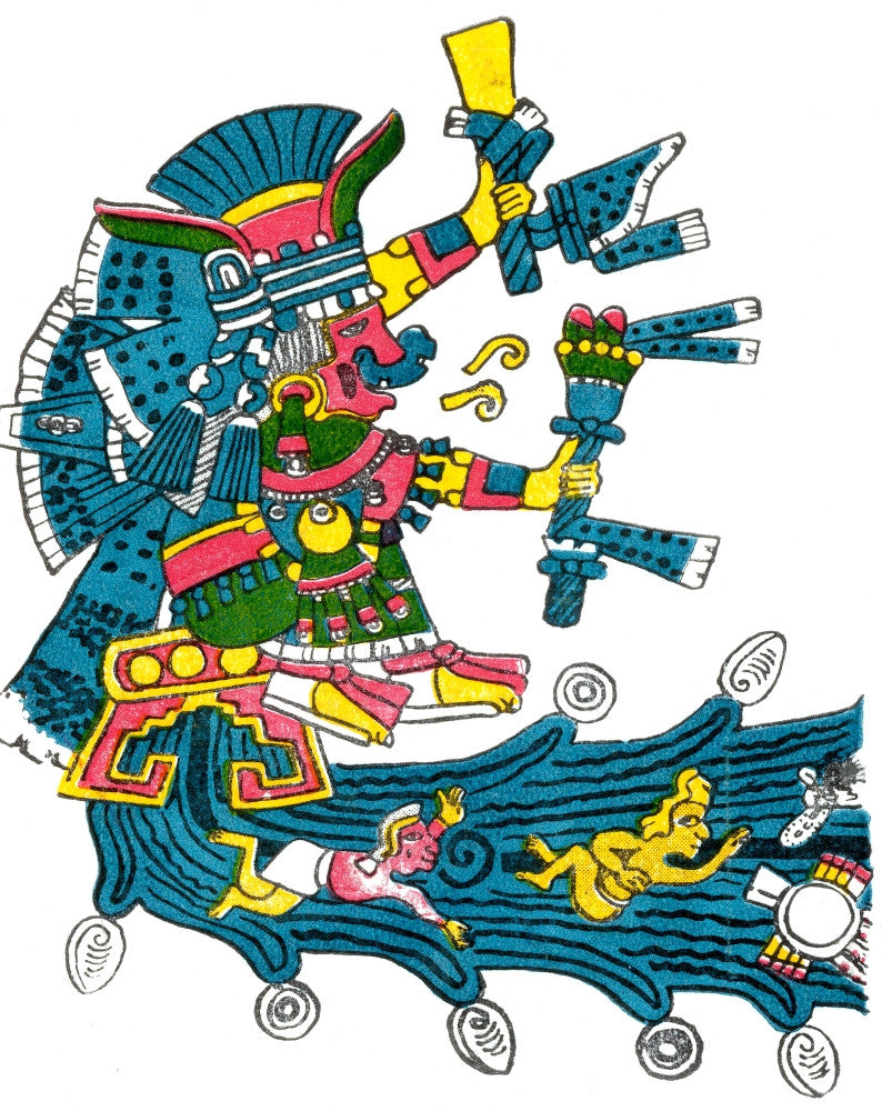 Xochiquetzal, Aztec Goddess of Beauty & Fertility Fine Art Print