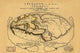 Ancient Mediterranean Map Poster Print by Bertius - Latin & Greek