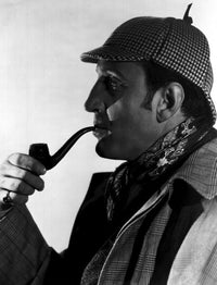 The Hound of the Baskervilles Photo Print featuring Basil Rathbone as Sherlock Holmes (1939)