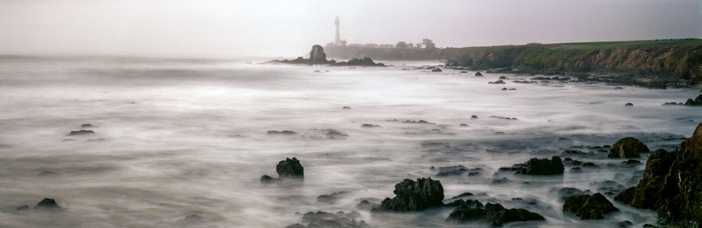 Lighthouse on the Coast - Pigeon Point Light Station Fine Art Print by Panoramic Images