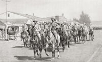 Historic Fine Art Print of Lord Roberts and Lord Kitchener Riding into Pretoria