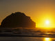The Sun Sets Near Face Rock Fine Art Print by Robert L. Potts