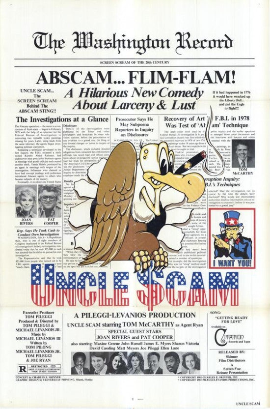 Uncle Scam Movie Poster Print (27x40) - Pop Culture Graphics