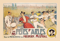 Le Pegoulado 1913 Festival Poster Print by Leo Lelee
