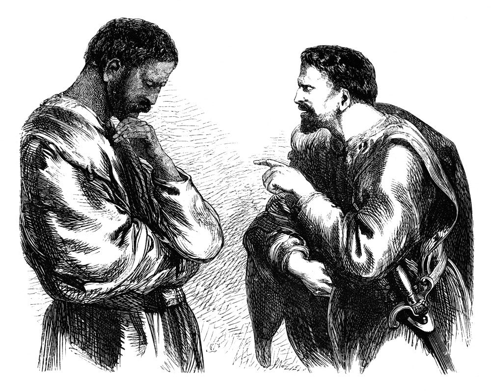 Shakespeare's Othello Wood Engraving Poster Print by Granger Collection
