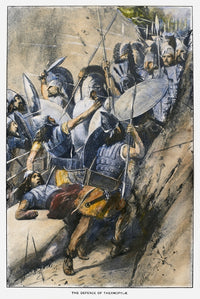 Battle of Thermopylae Fine Art Print - Historical Illustration