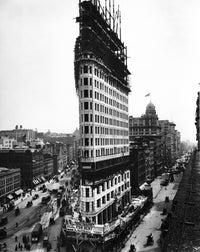 NYC Flatiron Building Construction Fine Art Print (1901) by Science Source