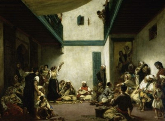 Jewish Wedding in Morocco Fine Art Print by Eugene Delacroix